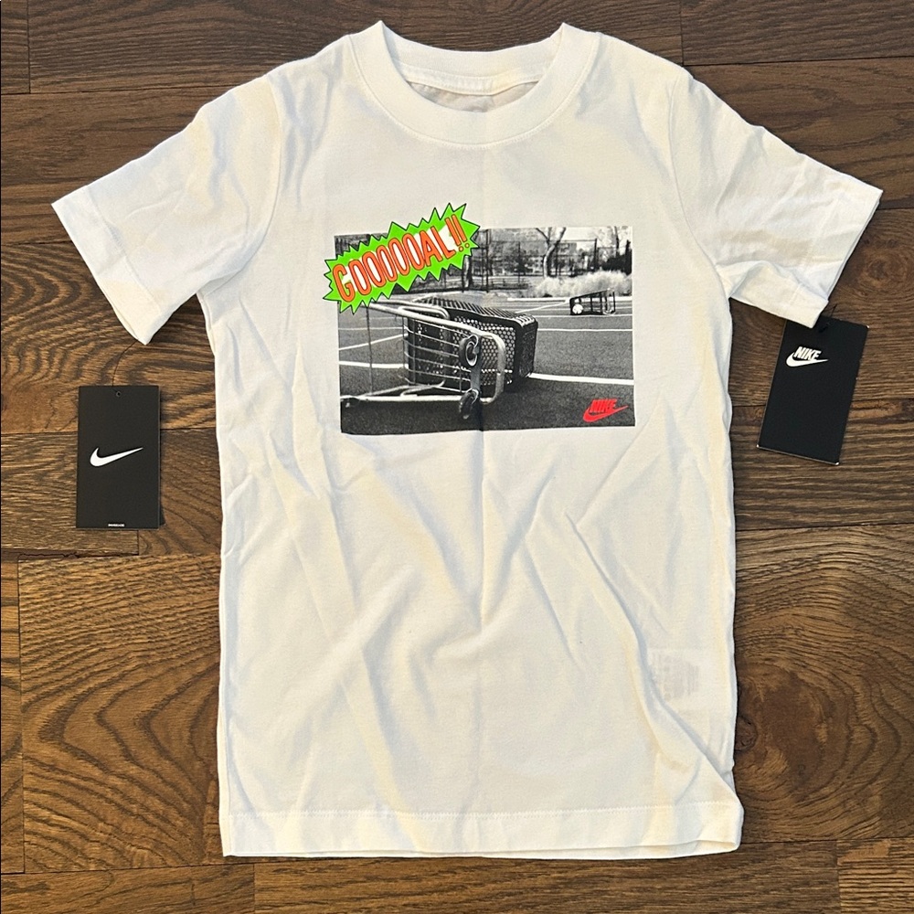 Nike White T-Shirt with Graphic Print